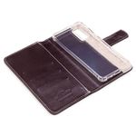 CAPA CARTEIRA COURO NOME GIRASSOL MARROM