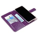 CAPA CARTEIRA COURO NOME GIRASSOL ROXO