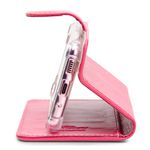 CAPA CARTEIRA COURO NOME GIRASSOL PINK