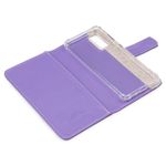 CAPA CARTEIRA COURO NOME GIRASSOL LILAS