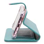 CAPA CARTEIRA COURO NOME INICIAIS HORTENSIA