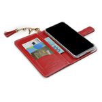 CAPA CARTEIRA COURO NOME PINGENTES VERMELHO