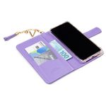 CAPA CARTEIRA COURO NOME PINGENTES LILAS