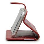 CAPA CARTEIRA COURO NOME ROSE VERMELHO