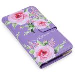 CAPA CARTEIRA COURO NOME ROSE LILAS