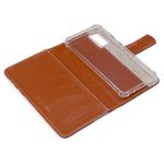 CAPA CARTEIRA COURO NOME ROSE CARAMELO