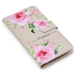 CAPA CARTEIRA COURO NOME ROSE MARFIM