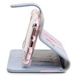 CAPA CARTEIRA COURO NOME ROSE AZUL BEBE