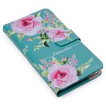 CAPA CARTEIRA COURO NOME ROSE HORTENSIA