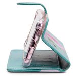 CAPA CARTEIRA COURO NOME ROSE HORTENSIA