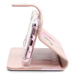 CAPA CARTEIRA COURO NOME ROSE ROSA BEBE