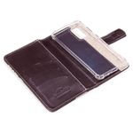 CAPA CARTEIRA COURO NOME ROSE MARROM