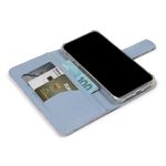 CAPA CARTEIRA COURO NOME SAKURA AZUL BEBE