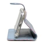 CAPA CARTEIRA COURO NOME SAKURA AZUL BEBE