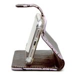 CAPA CARTEIRA COURO NOME SAKURA MARROM