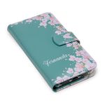 CAPA CARTEIRA COURO NOME SAKURA HORTENSIA