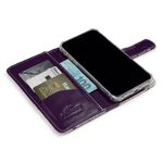 CAPA CARTEIRA COURO NOME SAKURA ROXO