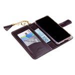 CAPA CARTEIRA COURO PINGENTES MARROM