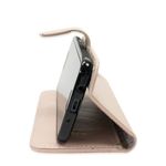 CAPA CARTEIRA COURO STRASS ROSA BEBE