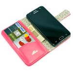 CAPA CARTEIRA COURO STRASS PINK