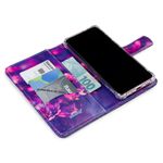 CAPA CARTEIRA ESTAMPADA FLORAL FLORAL E028