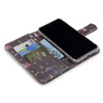 CAPA CARTEIRA ESTAMPADA TENDENCIAS RAPOSA MARROM E200 COM IMA EMBUTIDO ESTAMPADA