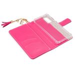CAPA CARTEIRA COURO PINGENTES PINK