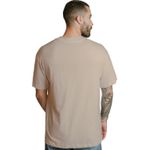 Camiseta Oversized 100% Algodão - Bege