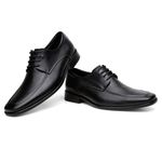 Sapato Social Austin Centuria Couro Preto