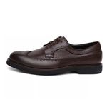 Sapato Social Brogue Islândia Croco Couro Cafe
