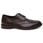 Sapato Social Brogue Tamanho Especial em Couro 