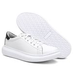 Tênis Masculino Chile em Couro Branco