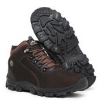 Bota Coturno Adventure Cano Baixo em Couro 