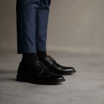 Sapato Brogue Tamanho Especial em Couro Preto