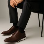 Sapato Masculino Macau Tamanho Especial Derby Couro Café 