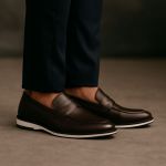Mocassim Casual Esparta Couro Tamanho Especial Café 