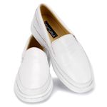 Sapato Social Masculino Conforto Antistress Branco