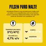 Pilsen Puro Malte 350ml pack c/ 12 caixa c/ 6 (R$ 4,99 a unidade)