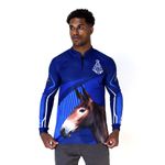 CAMISA MULADEIROS MASCULINA C.F BRASIL AZUL