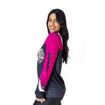 CAMISA DE PESCA FEMININA C.F BRASIL ROSA TRAIRA