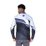 CAMISA DE PESCA MASCULINA C.F BRASIL CINZA TUCUNARE AZUL