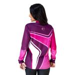 CAMISA DE PESCA FEMININA C.F BRASIL ROSA DOURADO