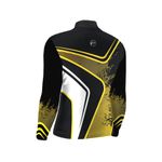 CAMISA DE PESCA MASCULINA C.F BRASIL AMARELO DOURADO