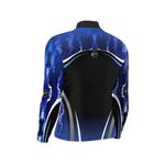 CAMISA DE PESCA MASCULINA C.F BRASIL AZUL TRAIRA