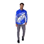 CAMISA DE PESCA MASCULINA C.F BRASIL AZUL MARLIM AZUL