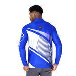 CAMISA DE PESCA MASCULINA C.F BRASIL AZUL MARLIM AZUL