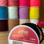 Fita Pompom 1,2CM 10 Metros No Rolo