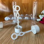 Tubete Bolha Sabão 13CM Branco - 13cm 