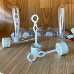 Tubete Bolha Sabão 13CM Branco - 13cm 