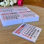 Mini Calendário 2025 5X5cm - pacote com 50un
